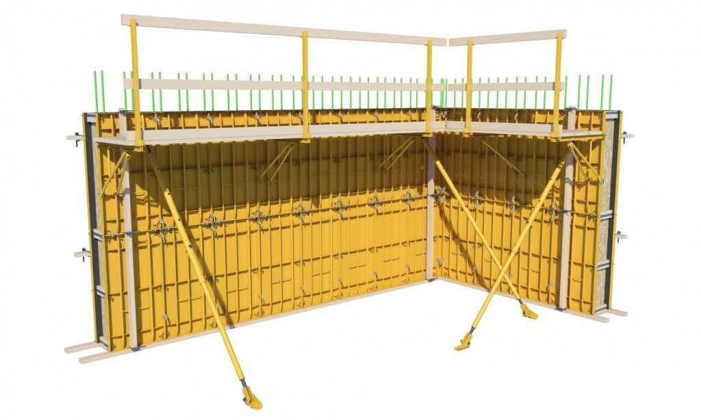 Hand E Form Wall Forming System Efco Formwork Solutions