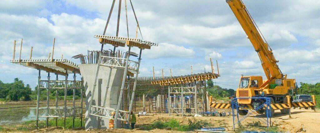 EFCO Formwork at Double Track Rail Network Elevated Bridge - Ratchaburi, Thailand