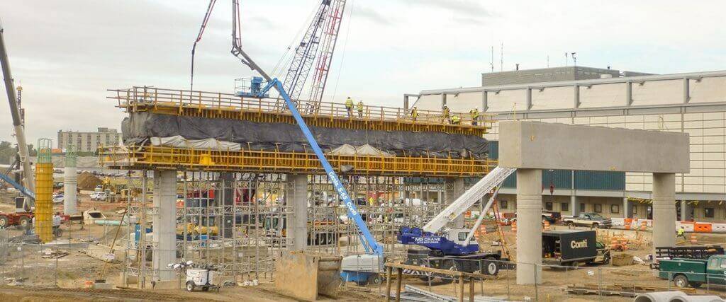 EFCO Formwork at Newark Liberty International Airport (Terminal One Redevelopment) - Newark, New Jersey