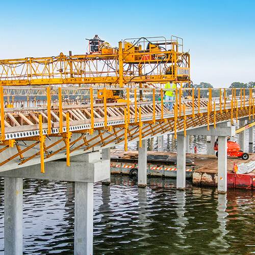 Heavy Duty Bridge Overhang Bracket