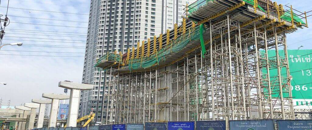 Parallel Inclined Formwork for concrete Construction