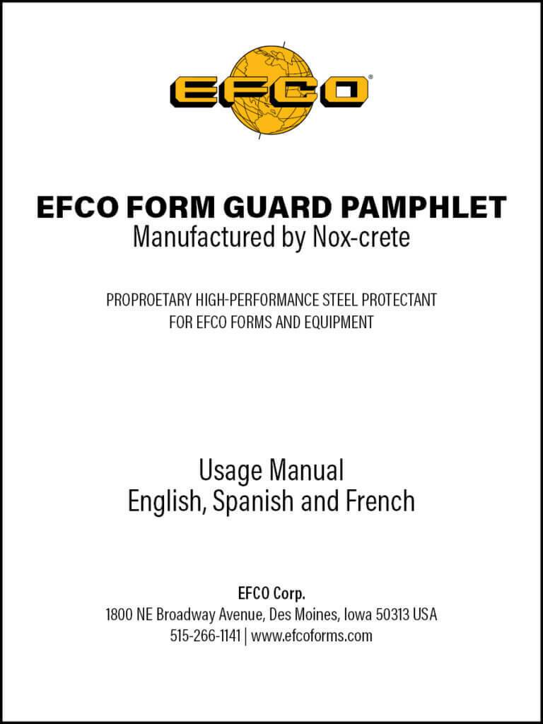 EFCO Form Guard Pamphlet