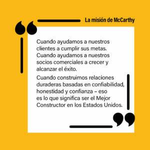 McCarthy's Quote Spanish