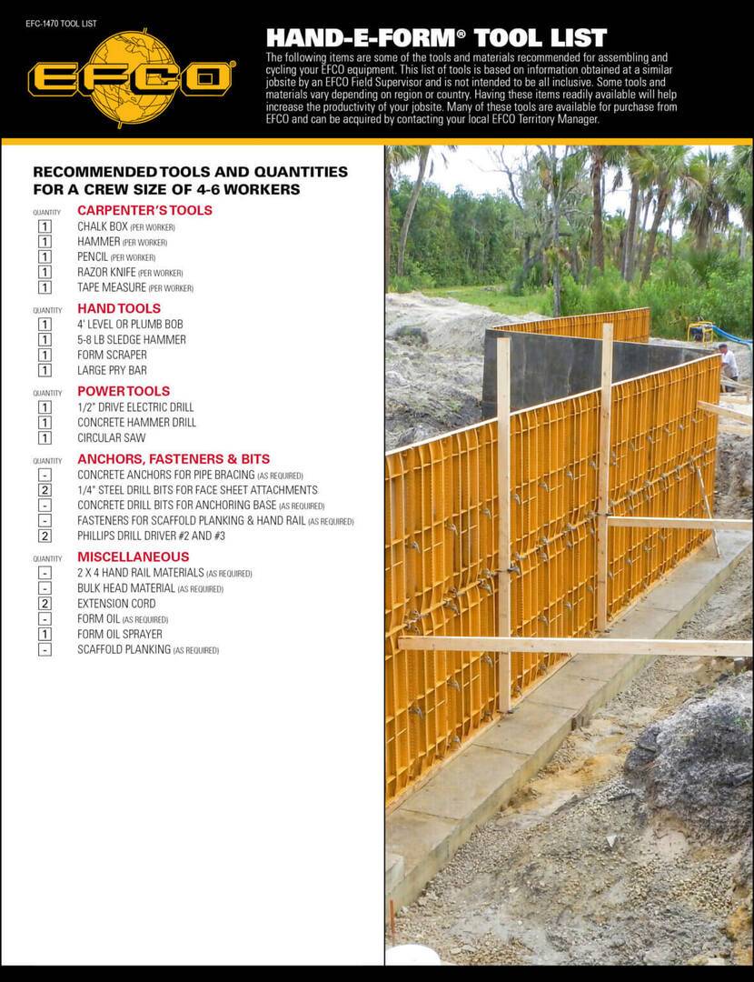 HANDEFORM EFCO Forms