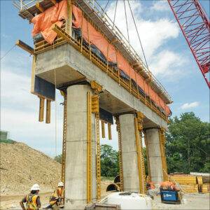 Houbolt Bridge | Joliet, Illinois | Self-Spanning Formwork - PLATE GIRDER