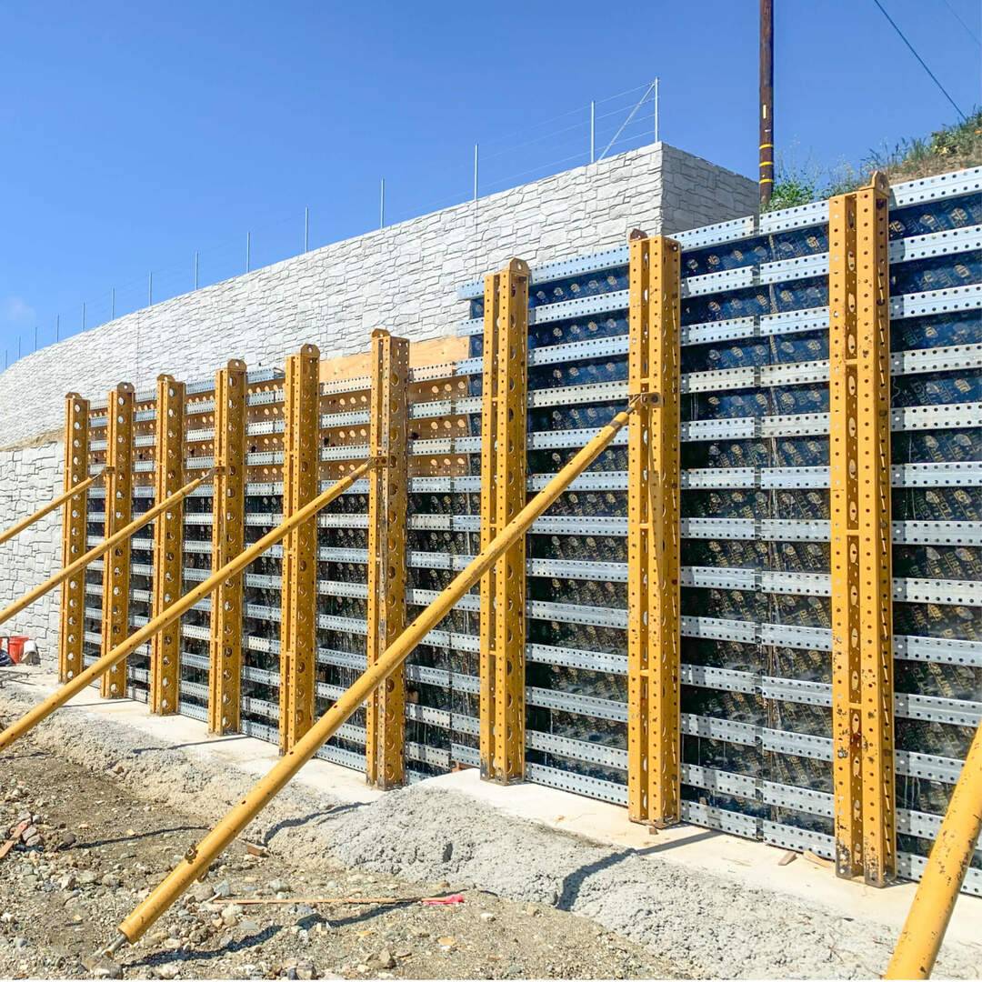 Formwork Liners Used On Wall Formwork System Concrete FInish