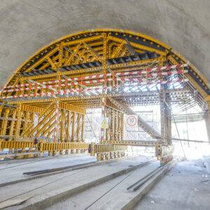 Circular Formwork System | REDI-RADIUS | Concrete Tunnel