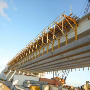 Bridge Overhang Gang Formwork System | EFCO