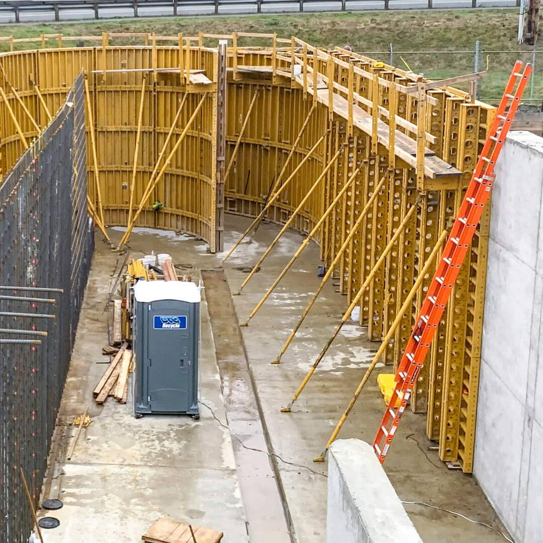 Standard Formwork for Straight and Curved Walls
