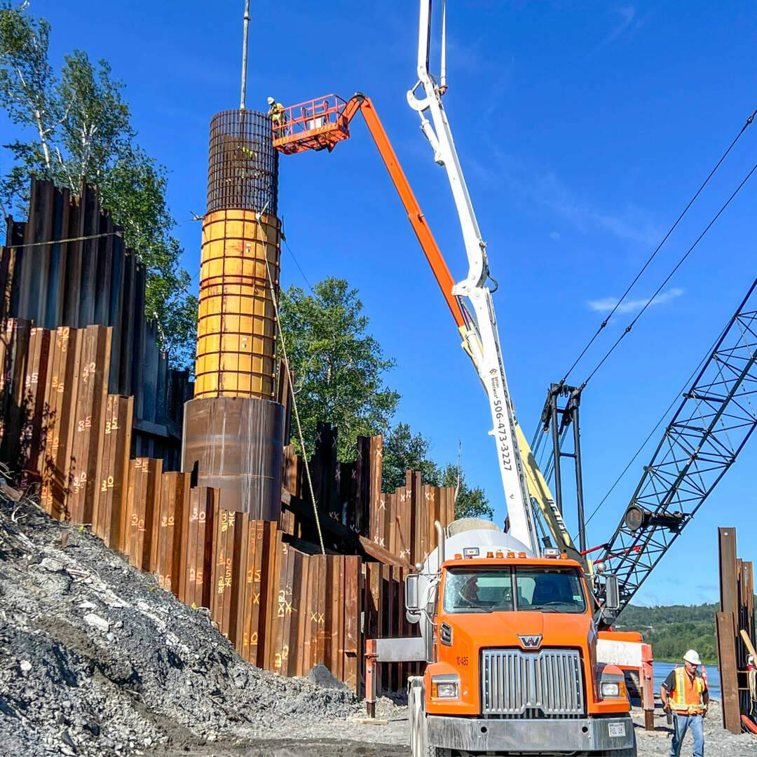 Madawaska Bridge Project Madawaska, Maine EFCO Forms
