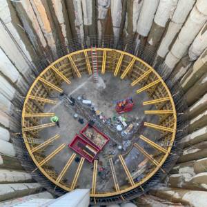 Circular Formwork Required for Concrete Shaft