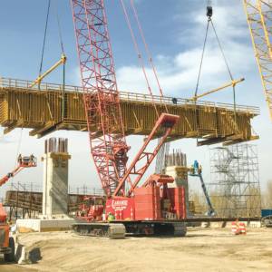 Efficient Crane Operation for Pier Cap Construction
